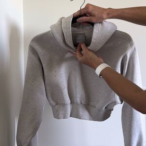 TNA Cozy AF crop hoodie small